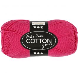 Katoengaren, afm 8/4, L: 170 M, roze, 50 gr/ 1 bol [HOB-431230]