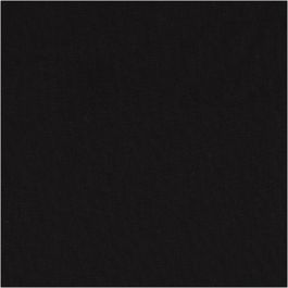 Stof, B: 145 cm, 140 gr, zwart, 10 m/ 1 rol [HOB-44094]