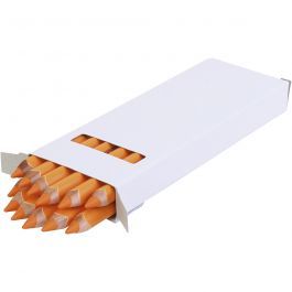 Crayons de Couleur Jumbo edu, ép. 10 mm, mine 6,25 mm, orange, 12 pièces/ 1 Pq. [HOB-408024]