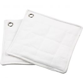 Pannenlappen, afm 22x22 cm, 265 gr, wit, 2 stuk/ 1 doos [HOB-444611]