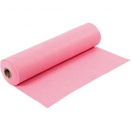 Hobbyvilt, B: 45 cm, dikte 1,5 mm, 180-200 gr, roze, 5 m/ 1 rol [HOB-45010]