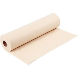 Hobbyvilt, B: 45 cm, dikte 1,5 mm, 180-200 gr, licht beige, 5 m/ 1 rol [HOB-45013]