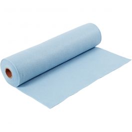 Hobbyvilt, B: 45 cm, dikte 1,5 mm, 180-200 gr, lichtblauw, 5 m/ 1 rol [HOB-45020]