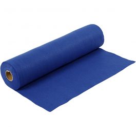 Hobbyvilt, B: 45 cm, dikte 1,5 mm, 180-200 gr, blauw, 5 m/ 1 rol [HOB-45022]