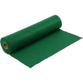 Hobbyvilt, B: 45 cm, dikte 1,5 mm, 180-200 gr, groen, 5 m/ 1 rol [HOB-45026]