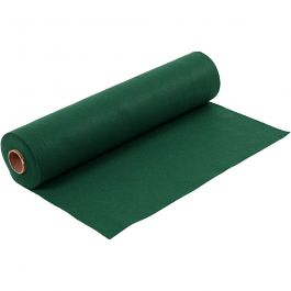 Hobbyvilt, B: 45 cm, dikte 1,5 mm, 180-200 gr, donkergroen, 5 m/ 1 rol [HOB-45028]