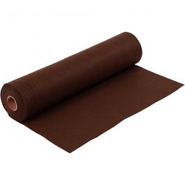 Hobbyvilt, B: 45 cm, dikte 1,5 mm, 180-200 gr, bruin, 5 m/ 1 rol [HOB-45030]