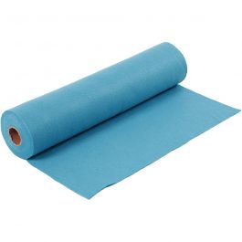 Hobbyvilt, B: 45 cm, dikte 1,5 mm, 180-200 gr, turquoise, 5 m/ 1 rol [HOB-45041]