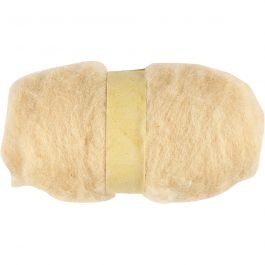 Gekaarde Wol, licht beige, 100 gr/ 1 bol [HOB-451780]