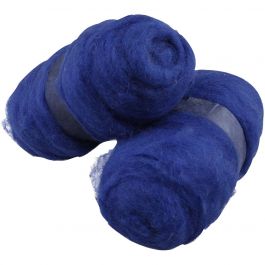 Gekaarde Wol, koningsblauw, 2x100 gr/ 1 doos [HOB-45186]