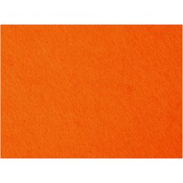 Hobbyvilt, vel 42x60 cm, dikte 3 mm, oranje, 1 vel [HOB-45228]