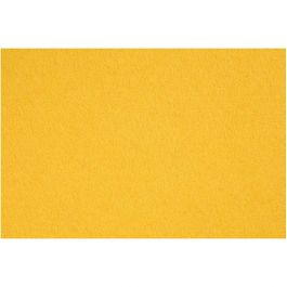 Hobbyvilt, vel 42x60 cm, dikte 3 mm, geel, 1 vel [HOB-45232]