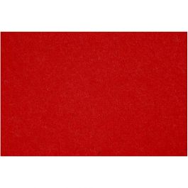 Hobbyvilt, vel 42x60 cm, dikte 3 mm, rood, 1 vel [HOB-45233]