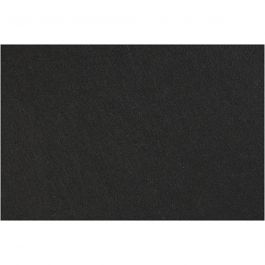 Hobbyvilt, vel 42x60 cm, dikte 3 mm, zwart, 1 vel [HOB-45241]
