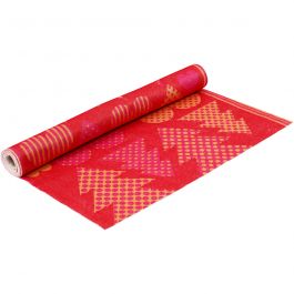 Feutre avec motifs, L: 45cm, ép. 1,5 mm, 180-200 gr, orange, rouge, 1 m/ 1 rouleau [HOB-452690]