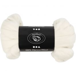 Merino Wol, dikte 21 my, off-white, 100 gr/ 1 doos [HOB-46010]