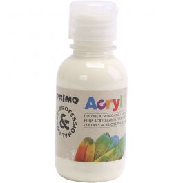 PRIMO luxe acrylverf, ivoor, 125 ml/ 1 fles [HOB-638302]