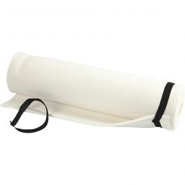 Matelas de camping, L: 180cm, L: 50cm, ép. 6 mm, blanc, 1 pièce [HOB-49884]