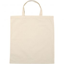 Sac Fourre-Tout, dim. 38x42cm, 145 gr, naturel clair, 5 pièces/ 1 Pq. [HOB-49905]
