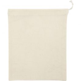 Stoffen tas, afm 21x25 cm, 110 gr, licht naturel, 5 stuk/ 1 doos [HOB-49970]