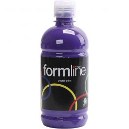 Peinture à la détrempe Mate, violet, 500 ml/ 1 flacon [HOB-642044]