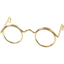 Lunettes, L : 35 mm, diamètre intérieur 13 mm, or, 10 pièces/ 1 Pq. [HOB-500331]
