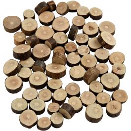 Mélange de bois, d 10-15 mm, ép. 5 mm, 230 gr/ 1 Pq. [HOB-502150]