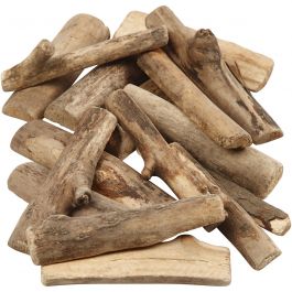 Mélange de bois, L: 6-14cm, ép. 15 mm, 610 gr/ 1 Pq. [HOB-502230]