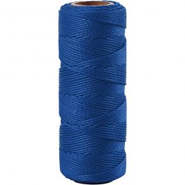 Bamboekoord, dikte 1 mm, blauw, 65 m/ 1 rol [HOB-503484]
