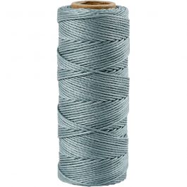 Bamboekoord, dikte 1 mm, dark turquoise, 65 m/ 1 rol [HOB-503487]