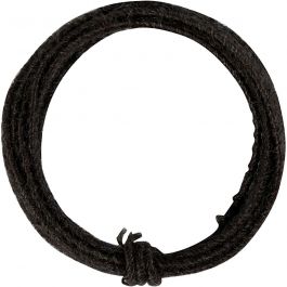 Jute koord, dikte 2-4 mm, zwart, 3 m/ 1 doos [HOB-503493]