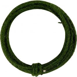 Jute koord, dikte 2-4 mm, groen, 3 m/ 1 doos [HOB-503494]