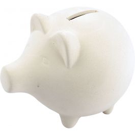 Spaarvarken, H: 11 cm, L: 14 cm, 10 stuk/ 1 doos [HOB-50631]