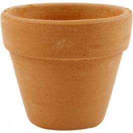 Pots de fleurs, H : 6,5 cm, d 7 cm, 24 pièces/ 1 Pq. [HOB-50652]