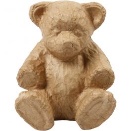 Ours, H: 18cm, L: 15cm, 1 pièce [HOB-50727]