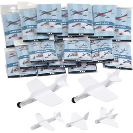 avions, L : 11,5-19 cm, L : 11-17,5 cm, blanc, 50 pièces/ 1 Pq. [HOB-51234]