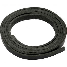 Leerband, B: 10 mm, dikte 3 mm, zwart, 2 m/ 1 doos [HOB-51501]
