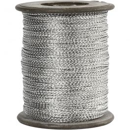 Koord, dikte 0,5 mm, zilver, 100 m/ 1 rol [HOB-51531]