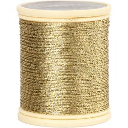 DMC metallic draad, dikte 0,36 mm, goud, 40 m/ 1 rol [HOB-51534]