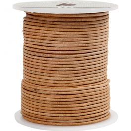 Leerkoord, dikte 2 mm, beige, 50 m/ 1 rol [HOB-51542]