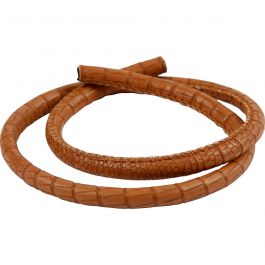 Krokodillenkoord, dikte 6 mm, bruin, 50 cm/ 1 doos [HOB-51562]