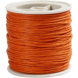 Katoenkoord, dikte 1 mm, oranje, 40 m/ 1 rol [HOB-51570]