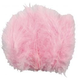 Duvet, dim. 5-12cm, rose clair, 15 pièces/ 1 Pq. [HOB-51695]
