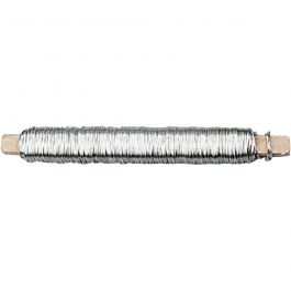 Bloemendraad, dikte 0,6 mm, zilver, 50 m/ 1 rol [HOB-517240]