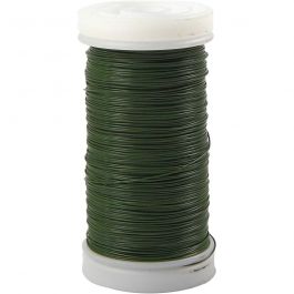 Bloemendraad, dikte 0,31 mm, 100 gr, groen, 160 m/ 1 rol [HOB-51728]