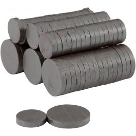 Aimants, d 14+20 mm, ép. 3 mm, 2x250pièce/ 1 Pq. [HOB-51789]