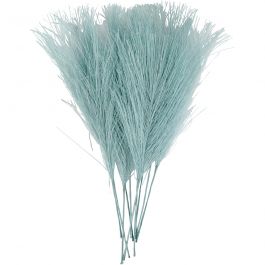 Plumes artificielles, L: 15cm, L: 8cm, turquoise, 10 pièces/ 1 Pq. [HOB-518057]