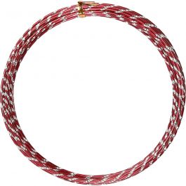 Alu draad, diamond-cut, dikte 2 mm, rood, 7 m/ 1 rol [HOB-518303]