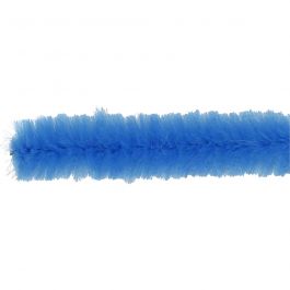 Chenille, L: 30 cm, dikte 15 mm, donkerblauw, 15 stuk/ 1 doos [HOB-52106]