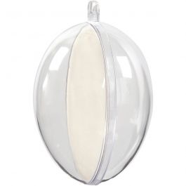 Oeuf décoratif, H : 6,3 cm, 5 set/ 1 Pq. [HOB-52145]